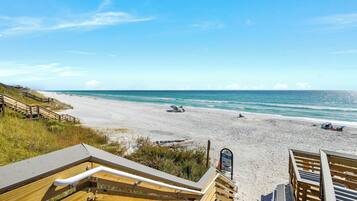 Sun loungers, beach towels