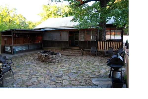 Rock Porch with Bar