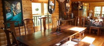 Bedste Log Cabin i Nevada City, Familie og dyrevenlige, større eller mindre grupper