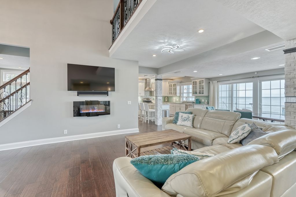 Stunning 2,445 Sq. Ft. 2 Story Beach Estate W/  Private Beach!