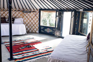 Bungalow Deluxe, baño privado, vista a la laguna (Yurtas) | Cunas