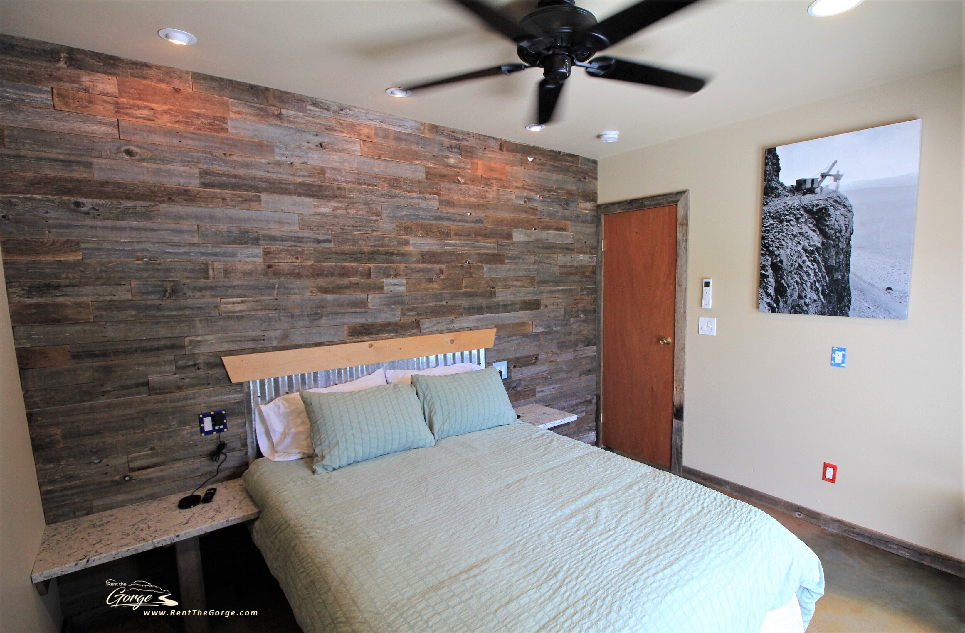 Outdoor kitchen with grill and professional griddle