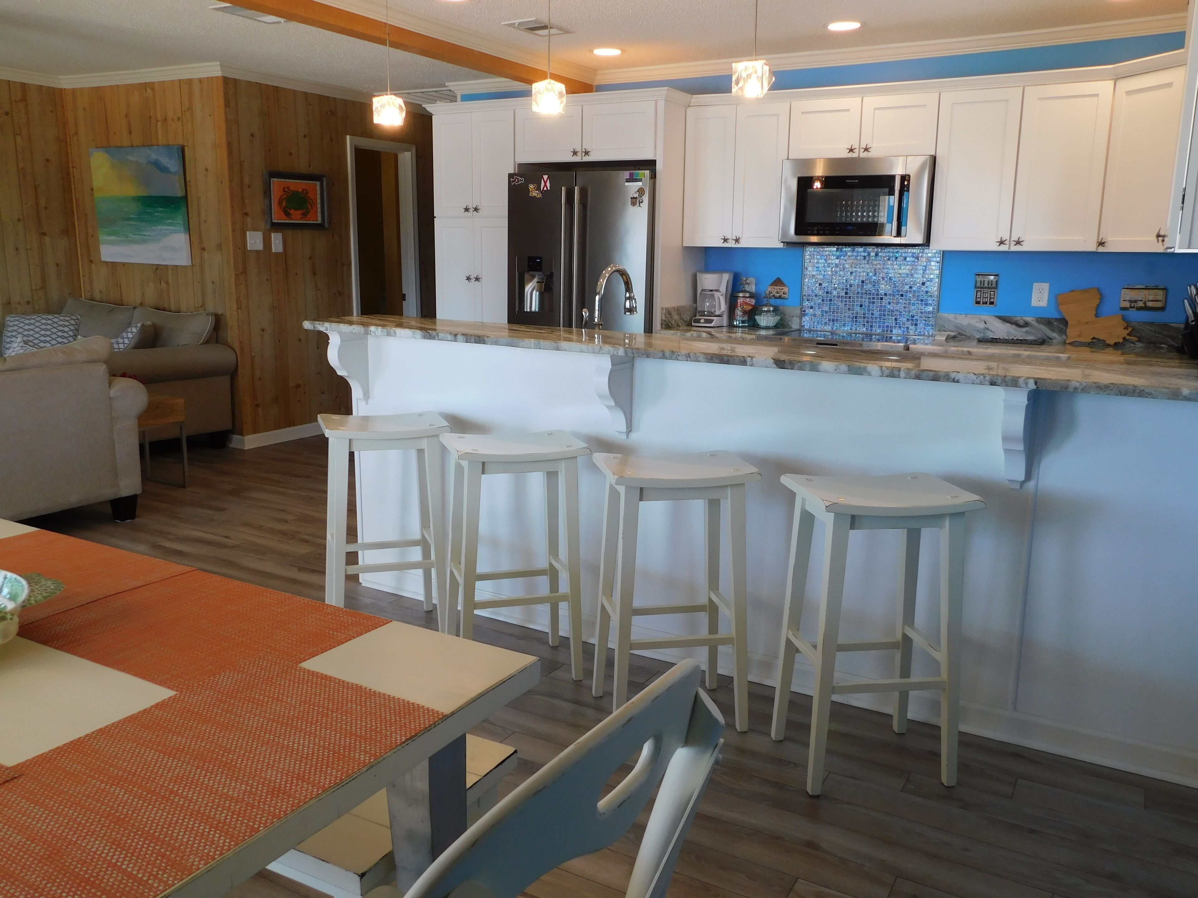 Steps Away from Sugar White Sand from this 2 bedroom/2 bath Family Beach Home