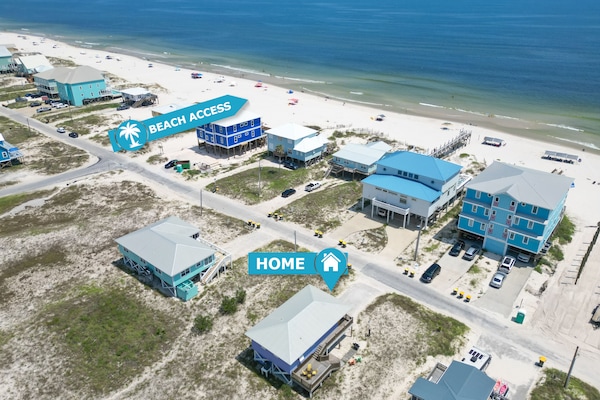 East Beach Access a few houses to East