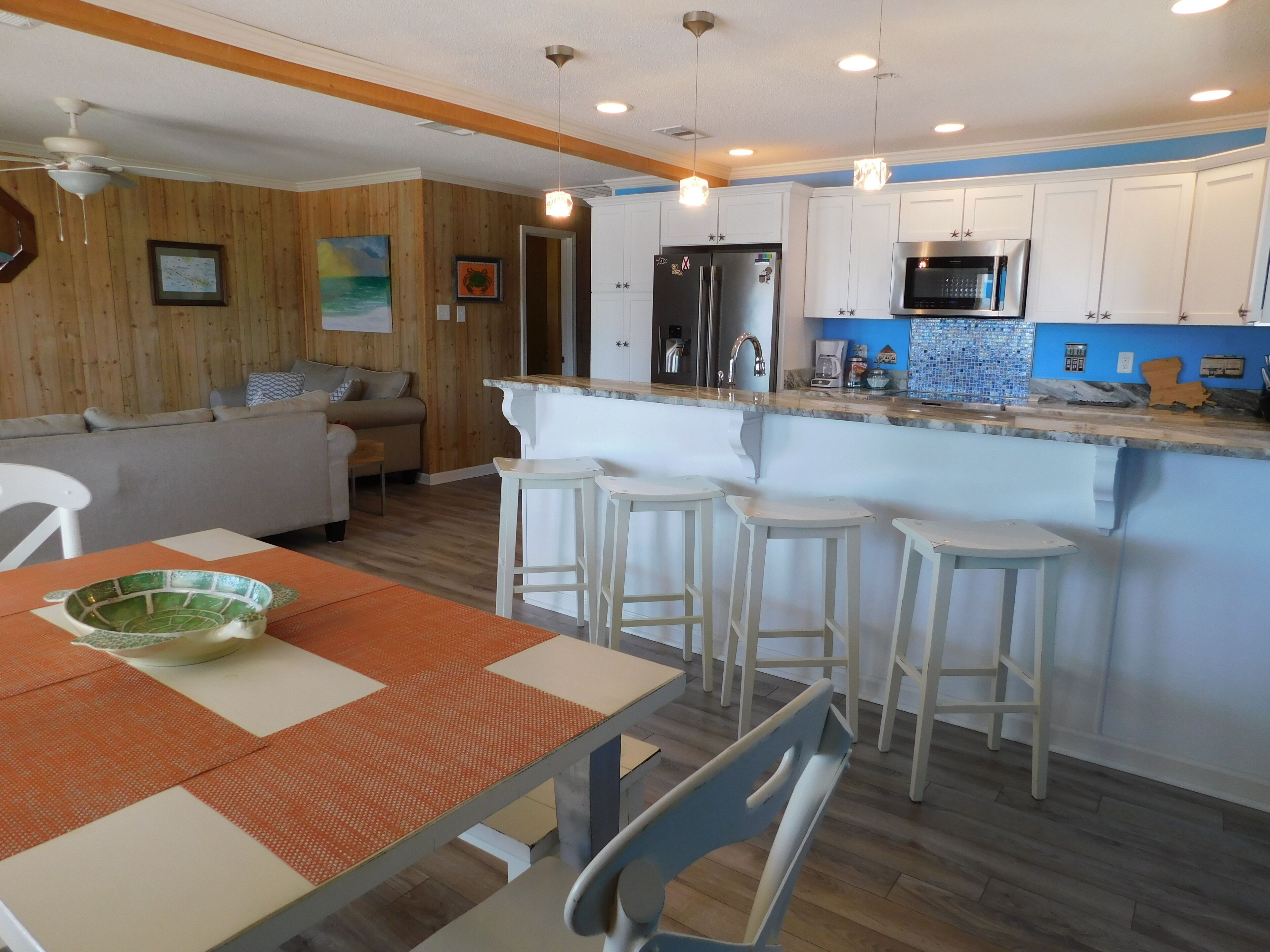 Steps Away from Sugar White Sand from this 2 bedroom/2 bath Family Beach Home