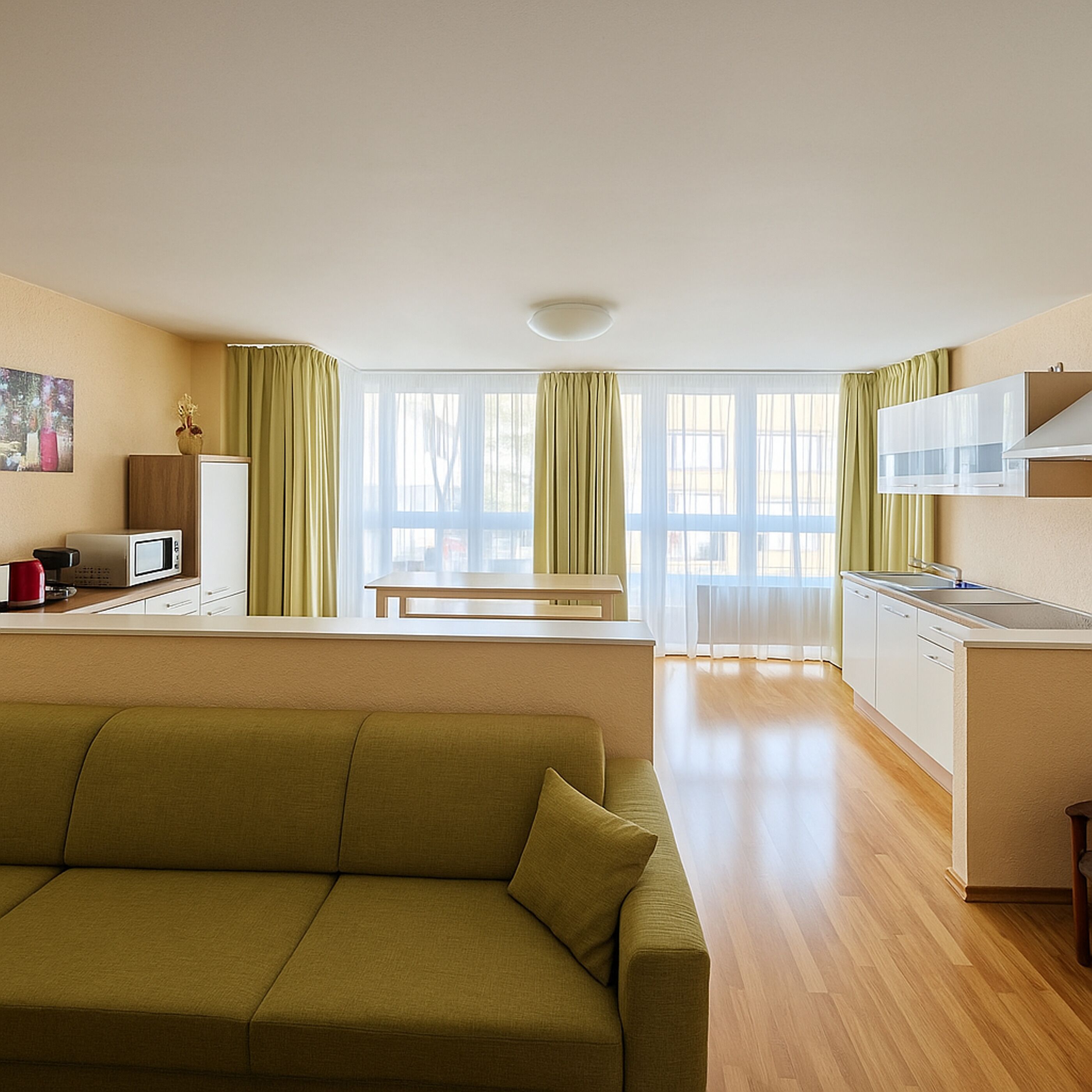 Apartment, 2 Bedrooms | Private kitchen | Full-sized fridge, microwave, stovetop, dishwasher