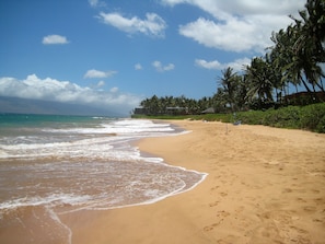 Playa en los alrededores, camastros y toallas de playa 
