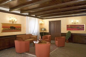 Sitteområde i lobbyen