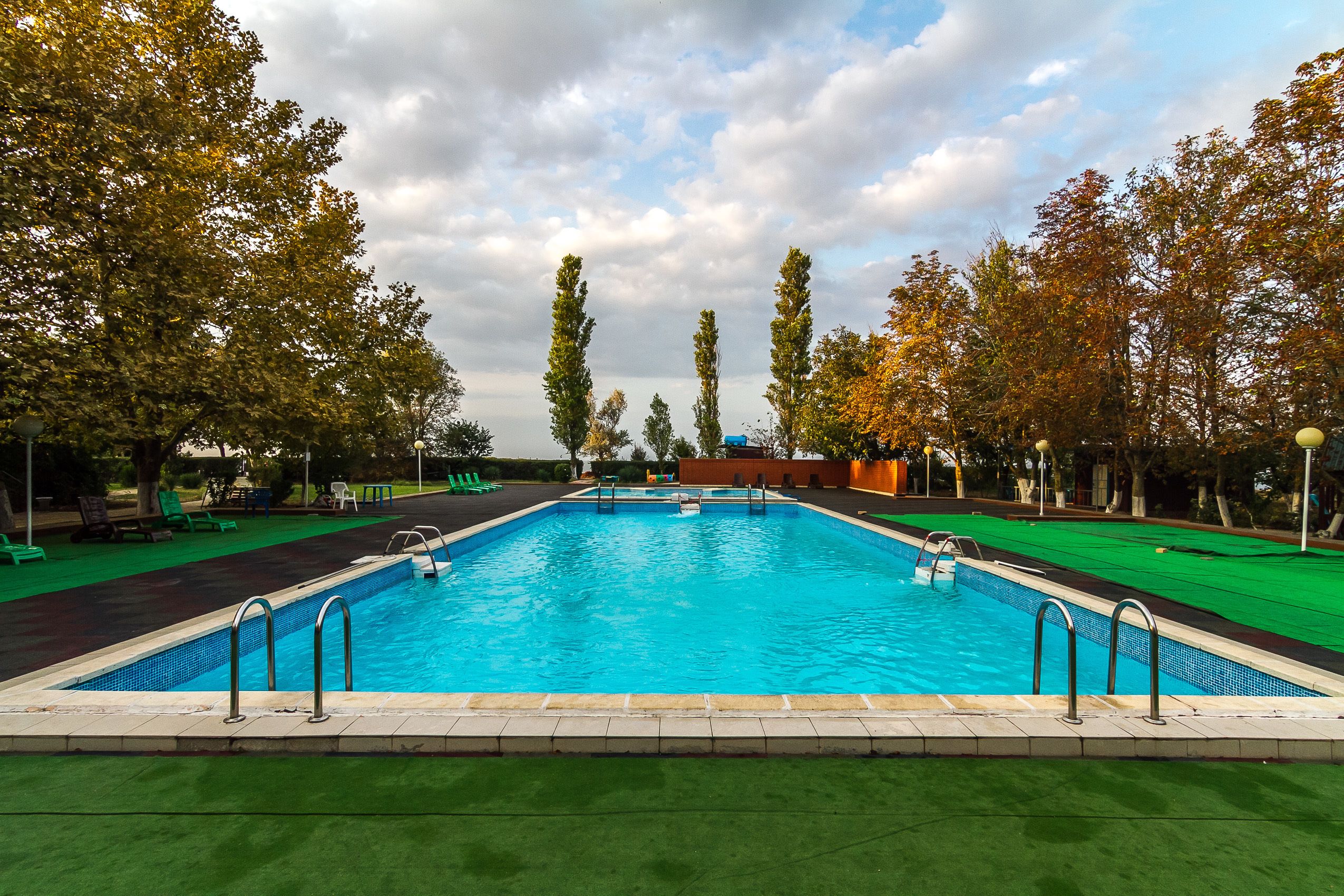 Seasonal outdoor pool