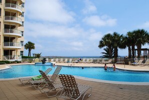Indoor pool, outdoor pool - Beach Colony Resort 3 Bedroom 3 Bath Beachfront Condo on Perdido Key, Florida (Pensacola)