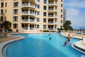 Indoor pool, outdoor pool
