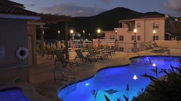 AuĂenpool, beheizter Pool