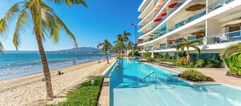 Bucerias Golden Zone Attico fronte mare Agua Azul Wifi, Sat. tv