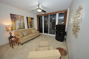 Smart TV, DVD player, stereo