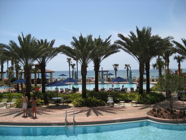 Indoor pool, outdoor pool - Welcome to your fabulous beach retreat with stunning ocean and sunset views! (Panama City Beach)