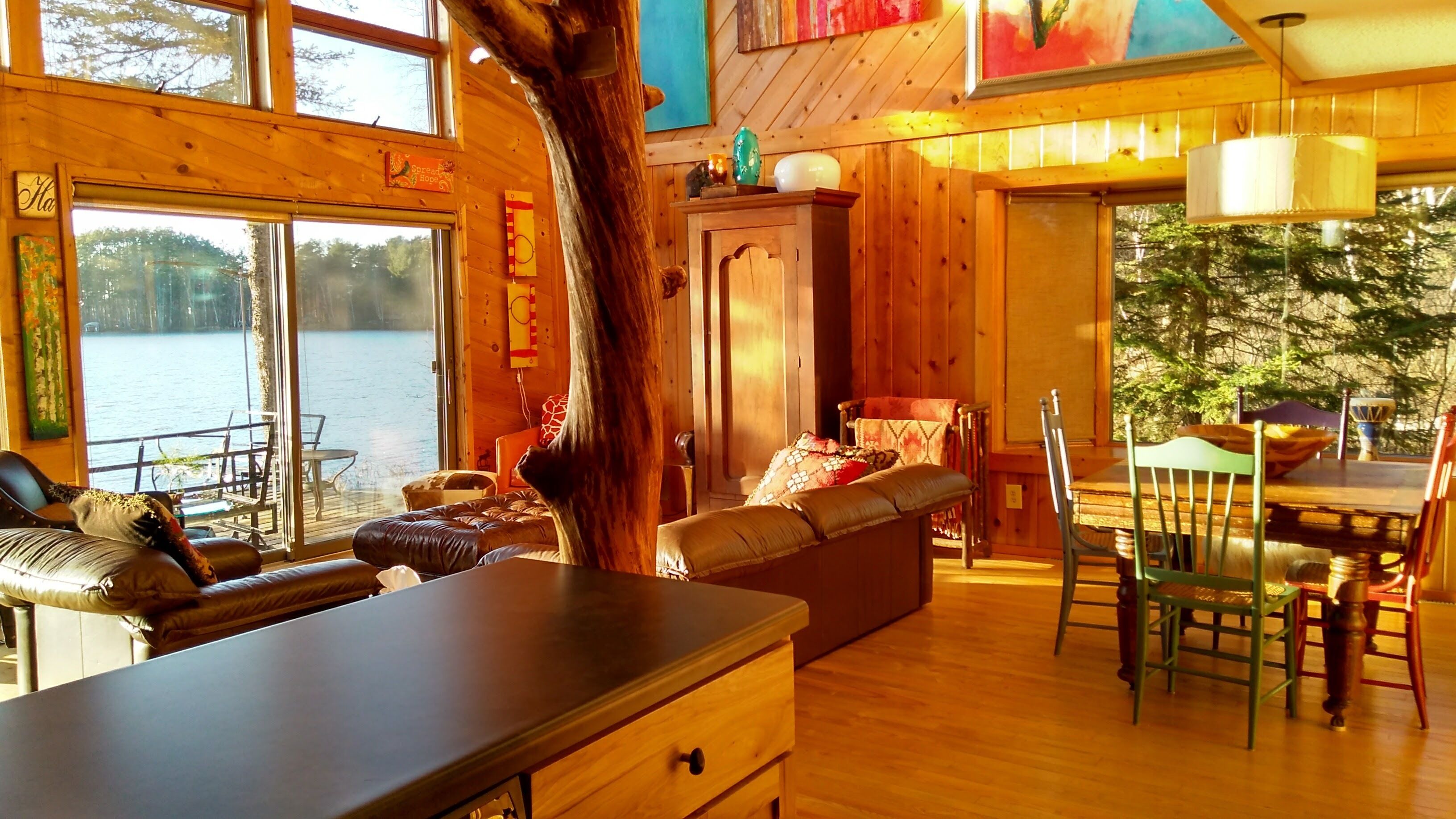 تلفزيون ذكي، مدفأة، مشغل دي في دي، كُتُب