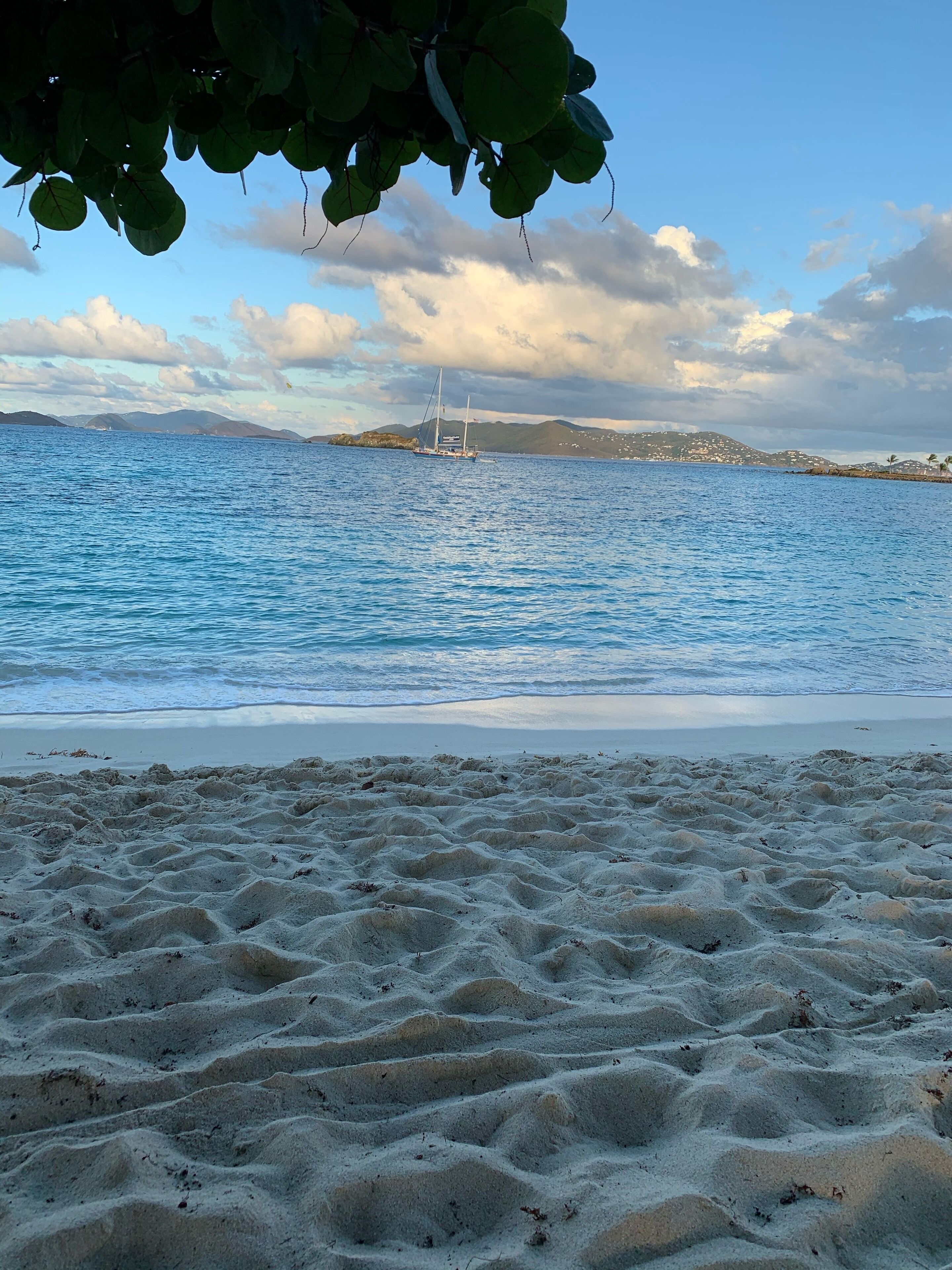 On the beach, sun-loungers, beach towels