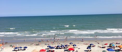 Aan het strand
