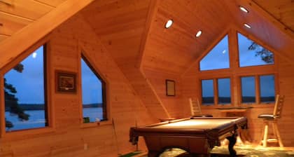 Luxurious Wilderness New Log Home Borders Bwca, National Park