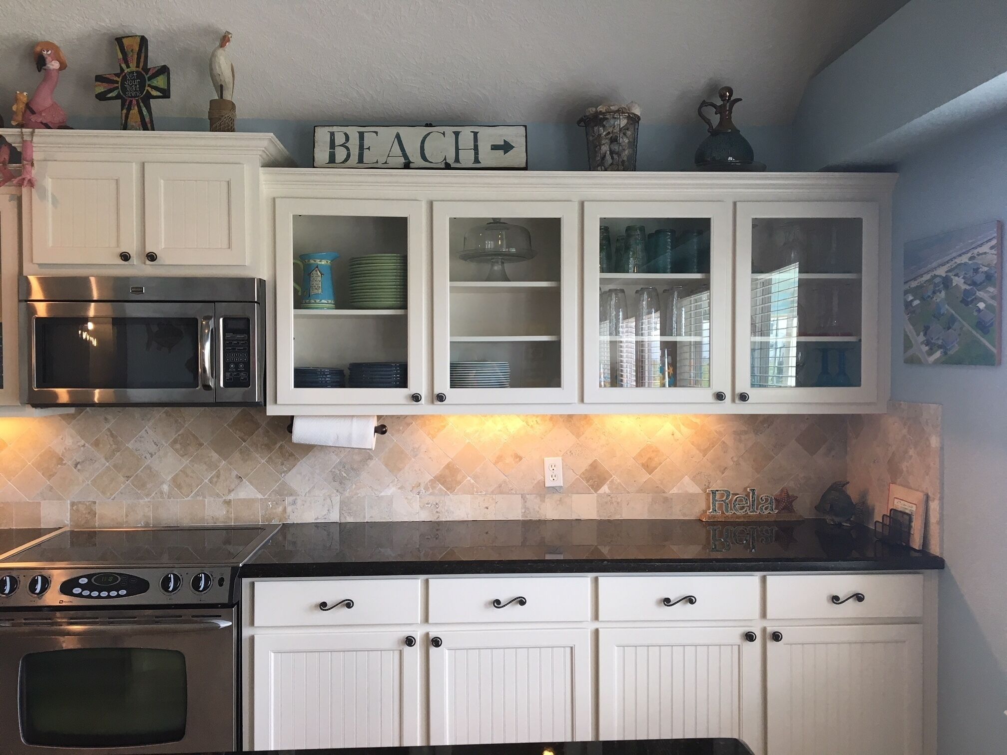 Ocean views off the deck of this 3rd row Crystal Beach Home.