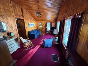 Smart TV - Maine Lakefront Cottage Rental with Sandy Beach (Limerick)