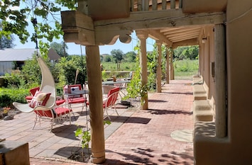 Front Portal, looking towards vineyard