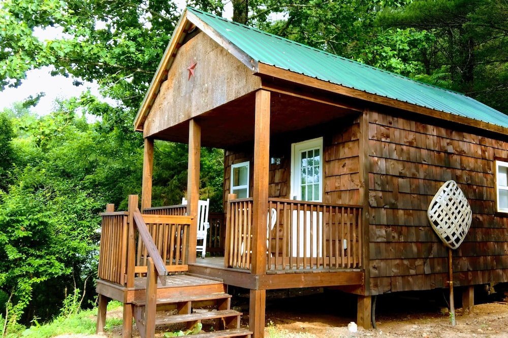 Cabin built for two!! A cozy space designed to compliment the details.