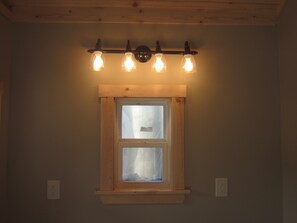 Interior - Cabin built for two!!  A cozy space designed to compliment the details. (Mountain City)