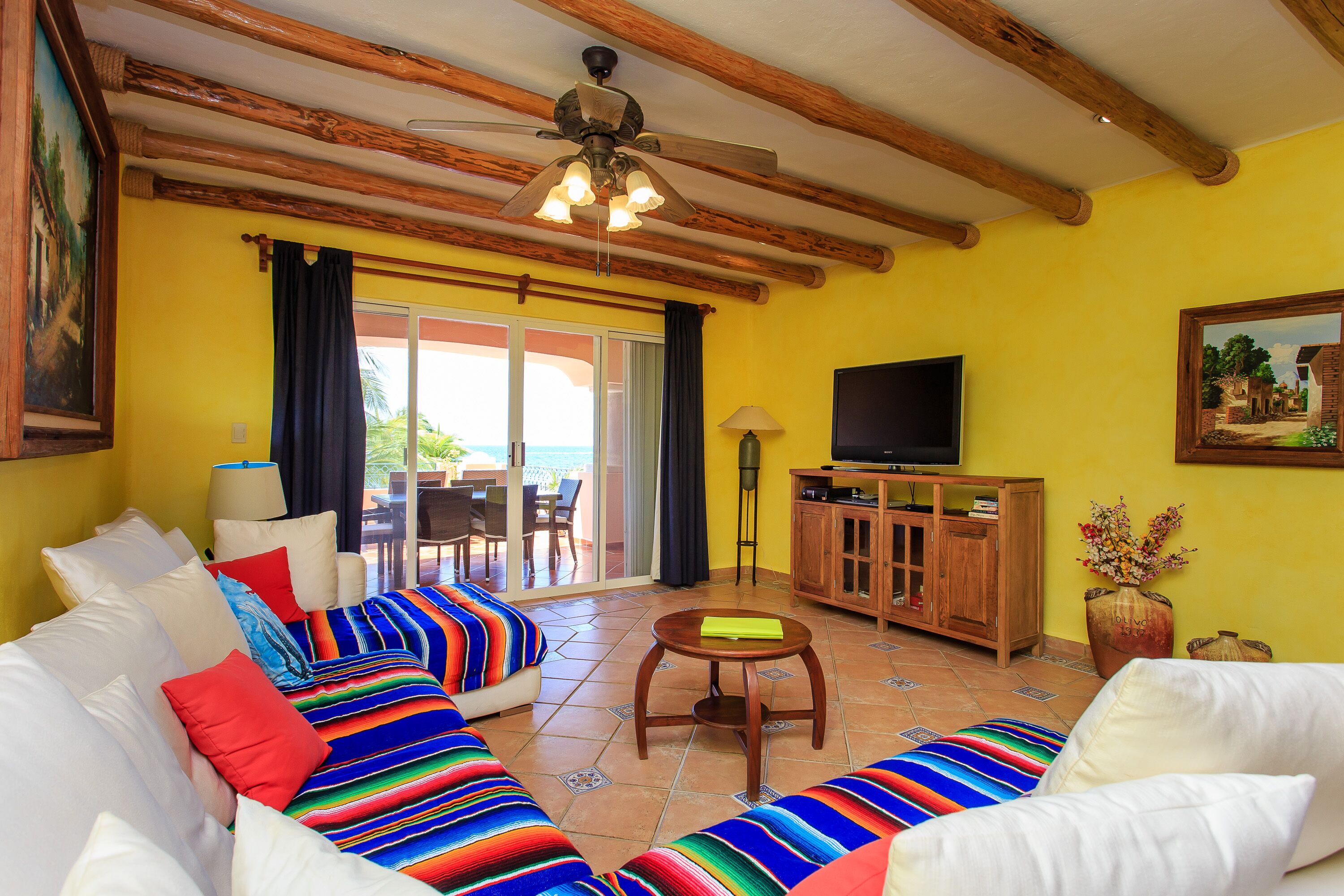 Listen to the ocean at night!