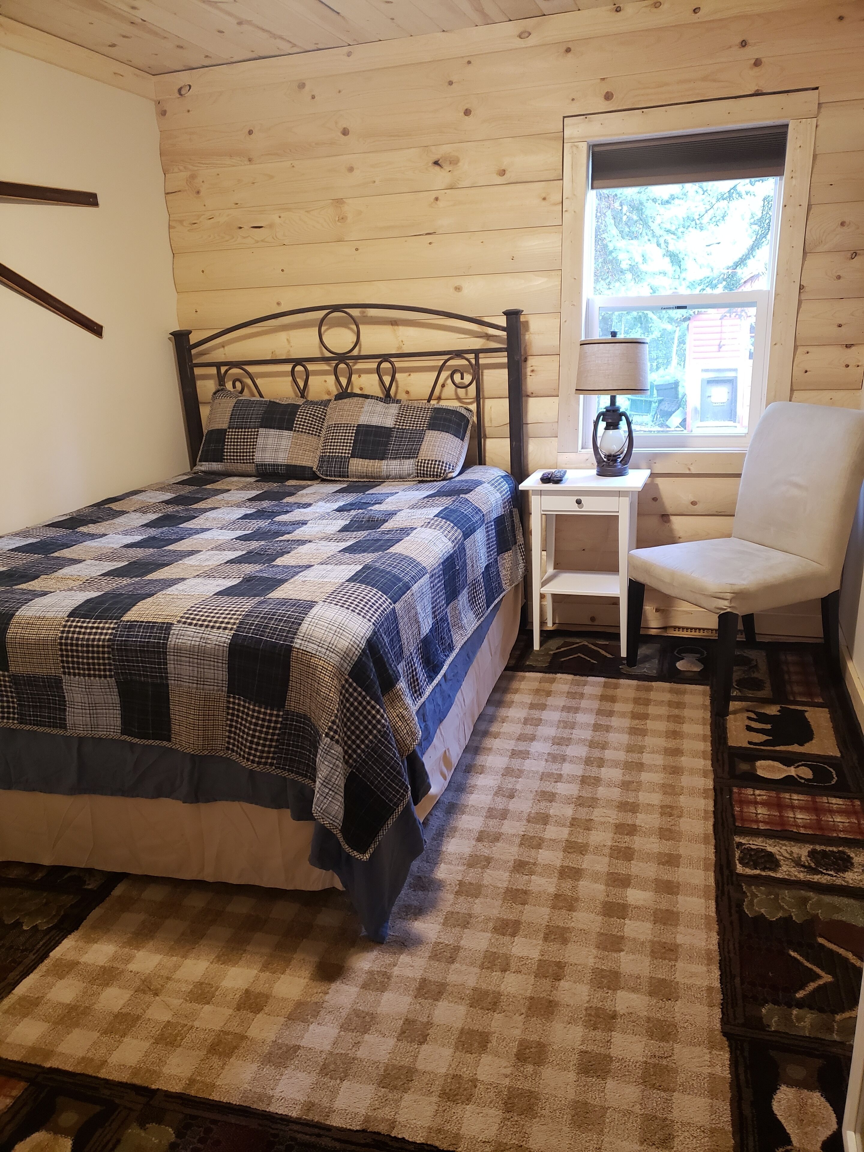 Quiet retreat in the woods.