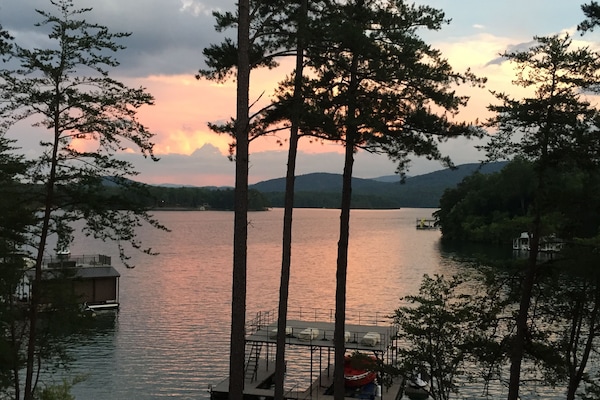 Sunset from the main deck of house