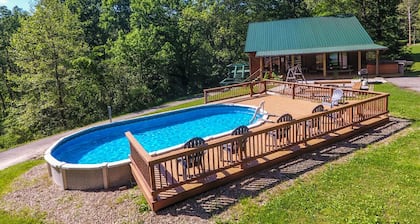 Pines Lodge at Sand Run Lake in WNF, Hocking Hills