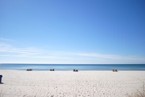 En la playa 