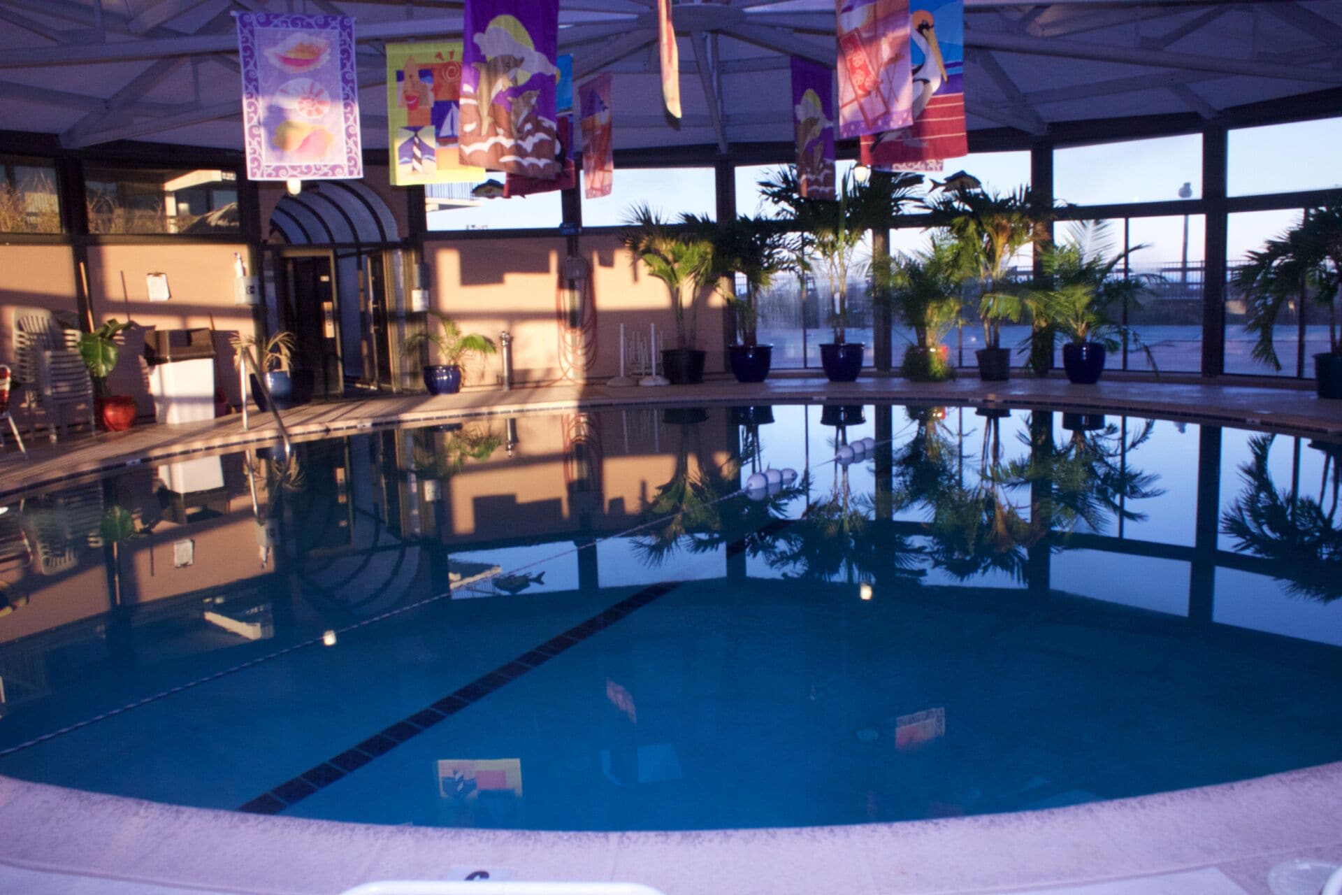 Piscine couverte, piscine chauffée