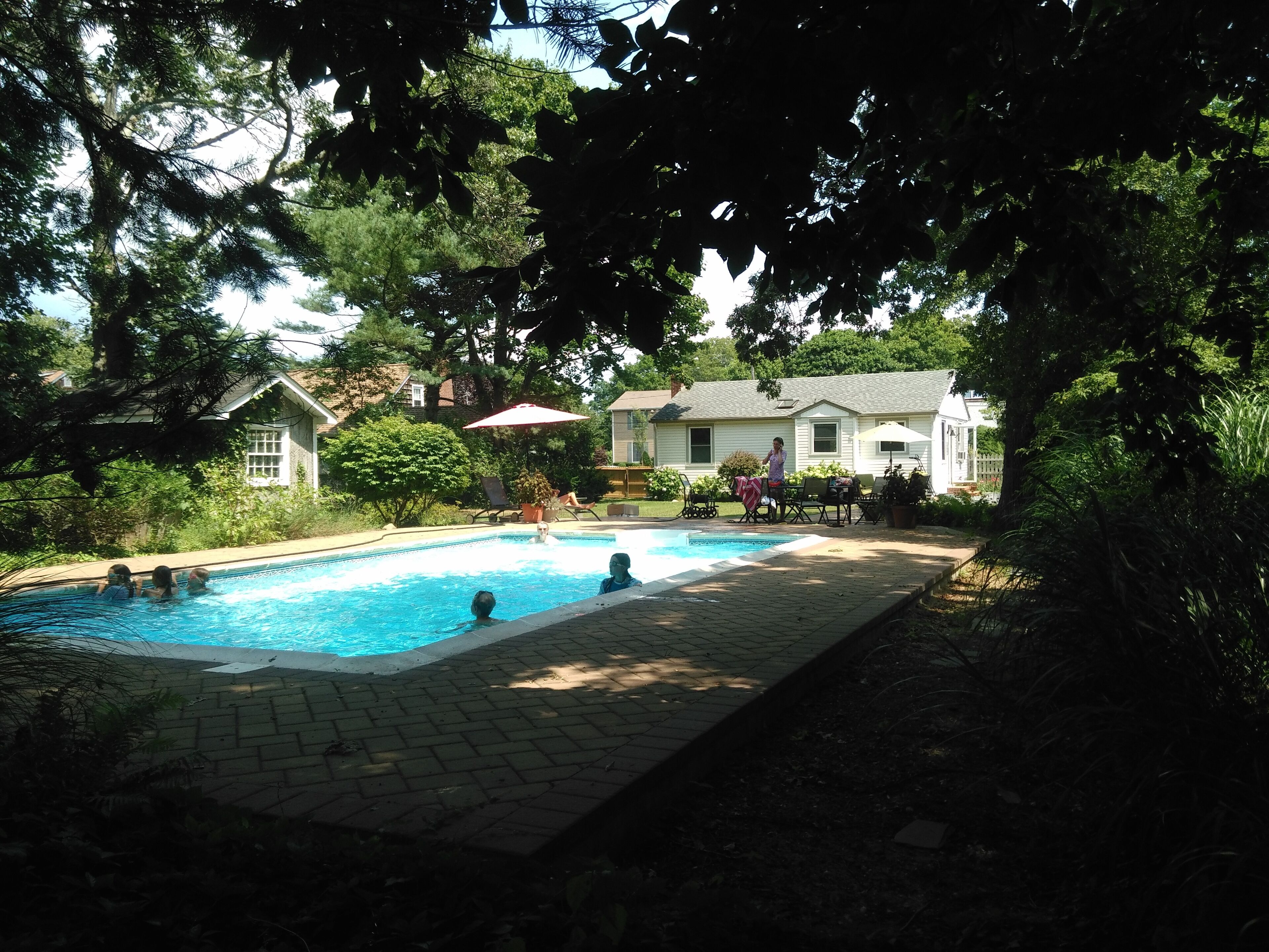 Charming 2 bed house with pool, large backyard in Bellport Village, NY #343-2020