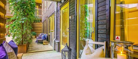 Luksusleilighet, 3 soverom | Terrasse/patio