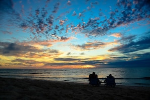On the beach
