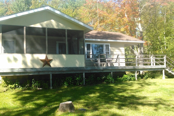 Sowl's Cabin with the new screen porch
