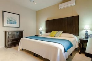 2 bedrooms, in-room safe, iron/ironing board, WiFi