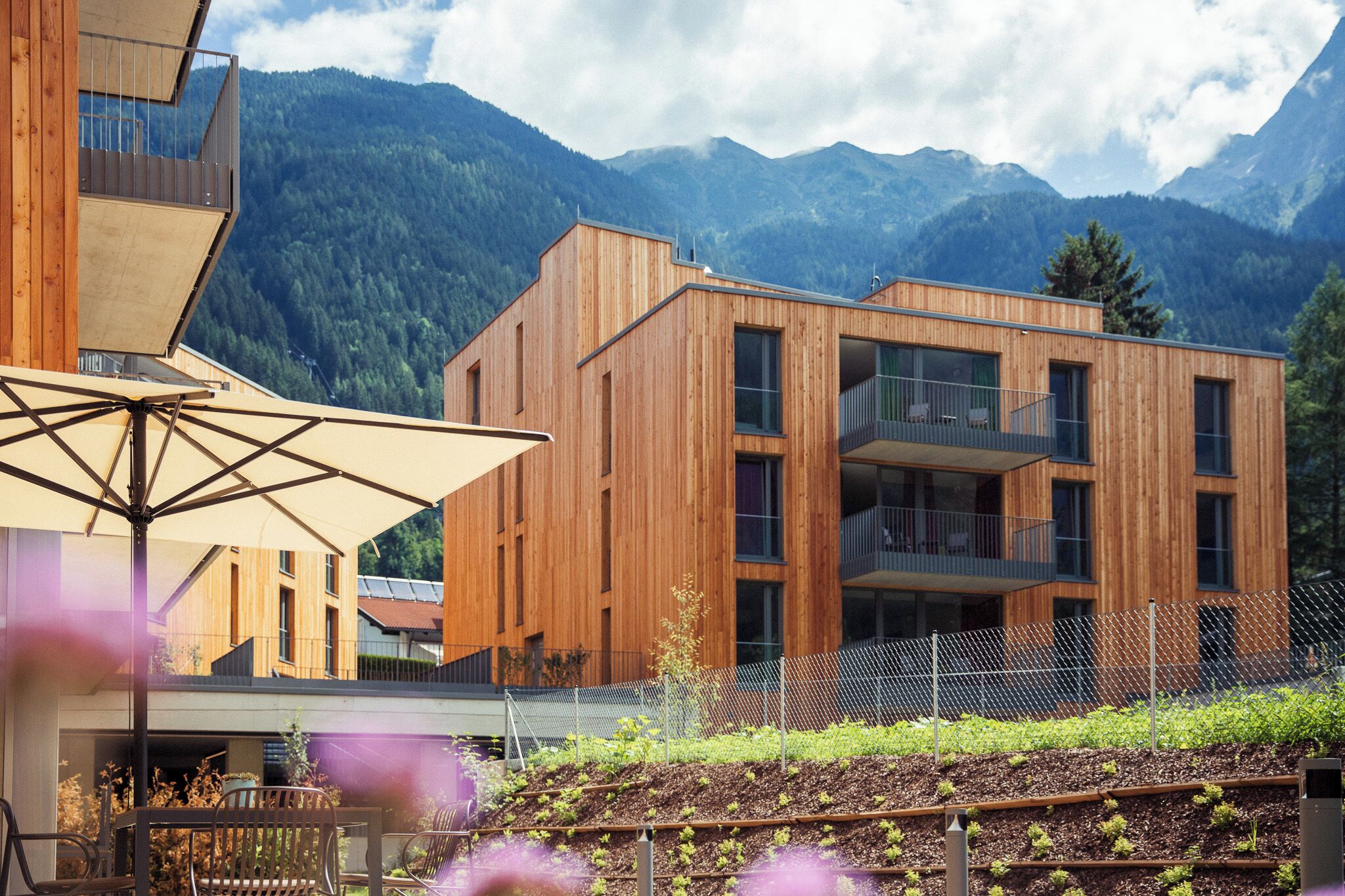 Fassade der Unterkunft