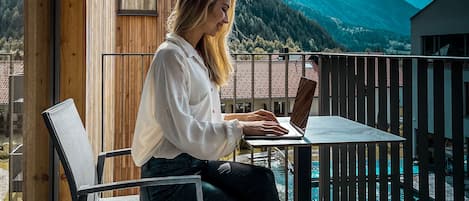 Udsigt fra balkon