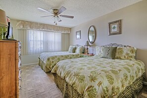 2 bedrooms, iron/ironing board, travel cot, free WiFi