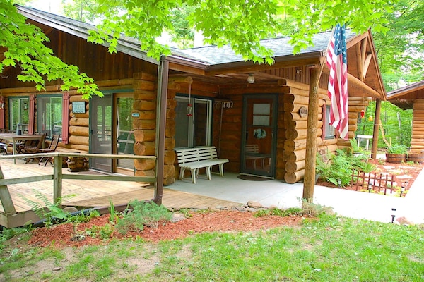 Log cabin provides a perfect place to relax and getaway