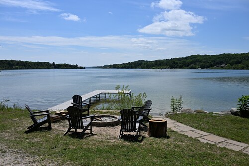 IDEAL LOCATION @ THE NARROWS ON SOUTH LAKE LEELANAU W/DOCK.
Perfect Sunsets