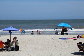 On the beach