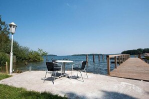 Blick von der Unterkunft