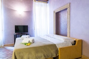 Appartamento City, 1 camera da letto | Area soggiorno | TV a schermo piatto