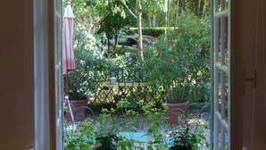 Blick auf den Garten