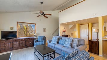 TV connectée, cheminée