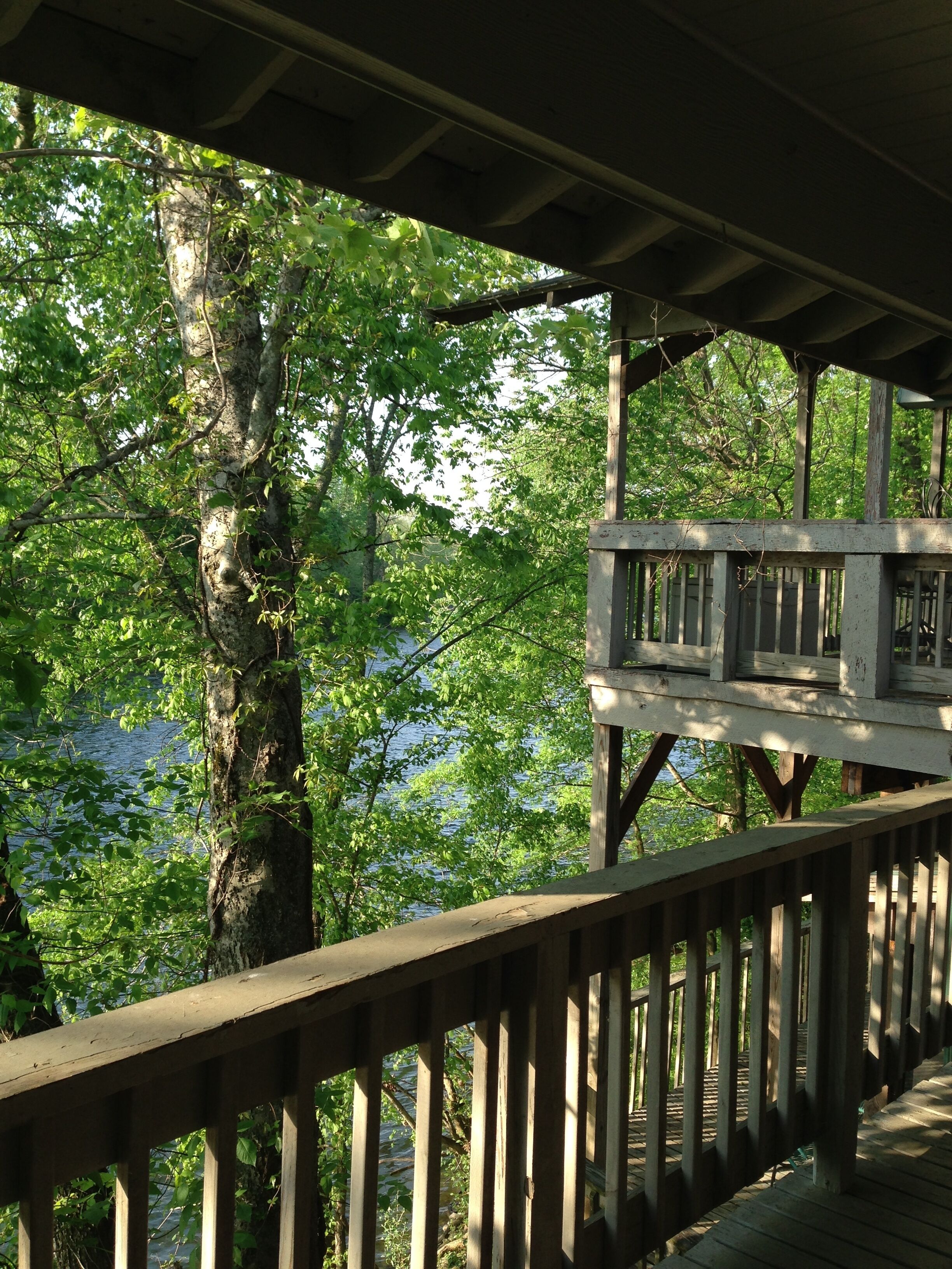 Secluded Cabin on River & Creek, 8 1/2 Acres With Pond.  Direct River Access.